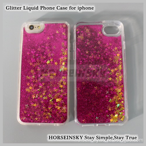 3D Bling Phone Cases for iPhone 7 TPU Case Bling Liquid Phone Case